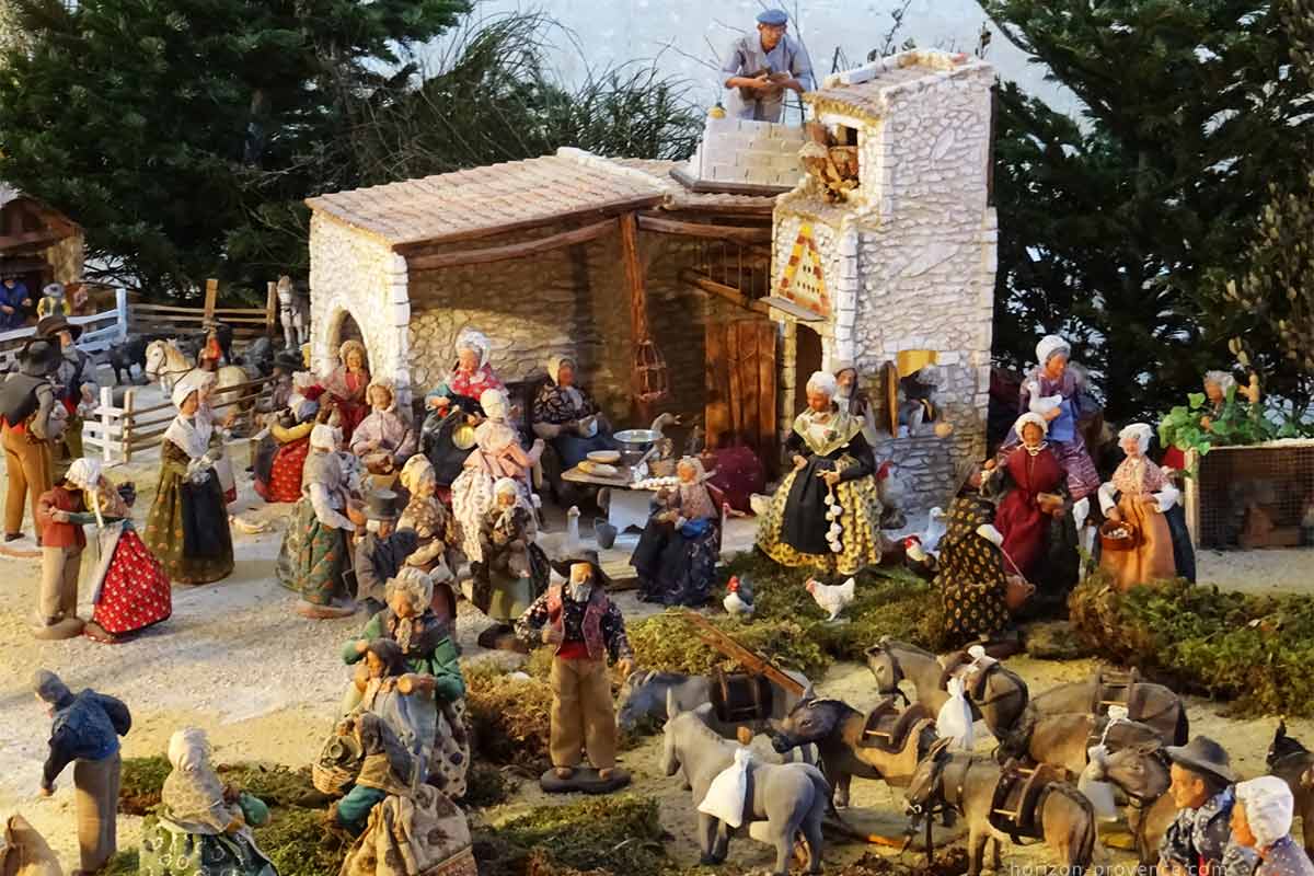 Crèche de Noël à Tarascon