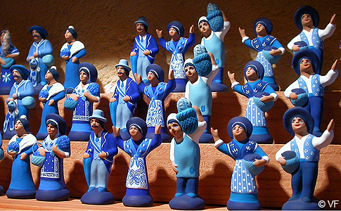 Santons bleus Dornier © vf